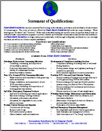 CES Statement of Qualifications PDF Brochure