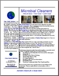 Microbial Cleaners PDF Brochure