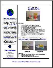 Spill Kits PDF Brochure